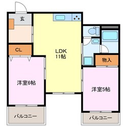 フローレンス山中の物件間取画像